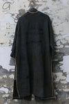 Mutedance 24 Autumn and Winter Drawstring Wool Long Coat Series MD-MD24FW56-GRAY MD24FW56 MD24FW57